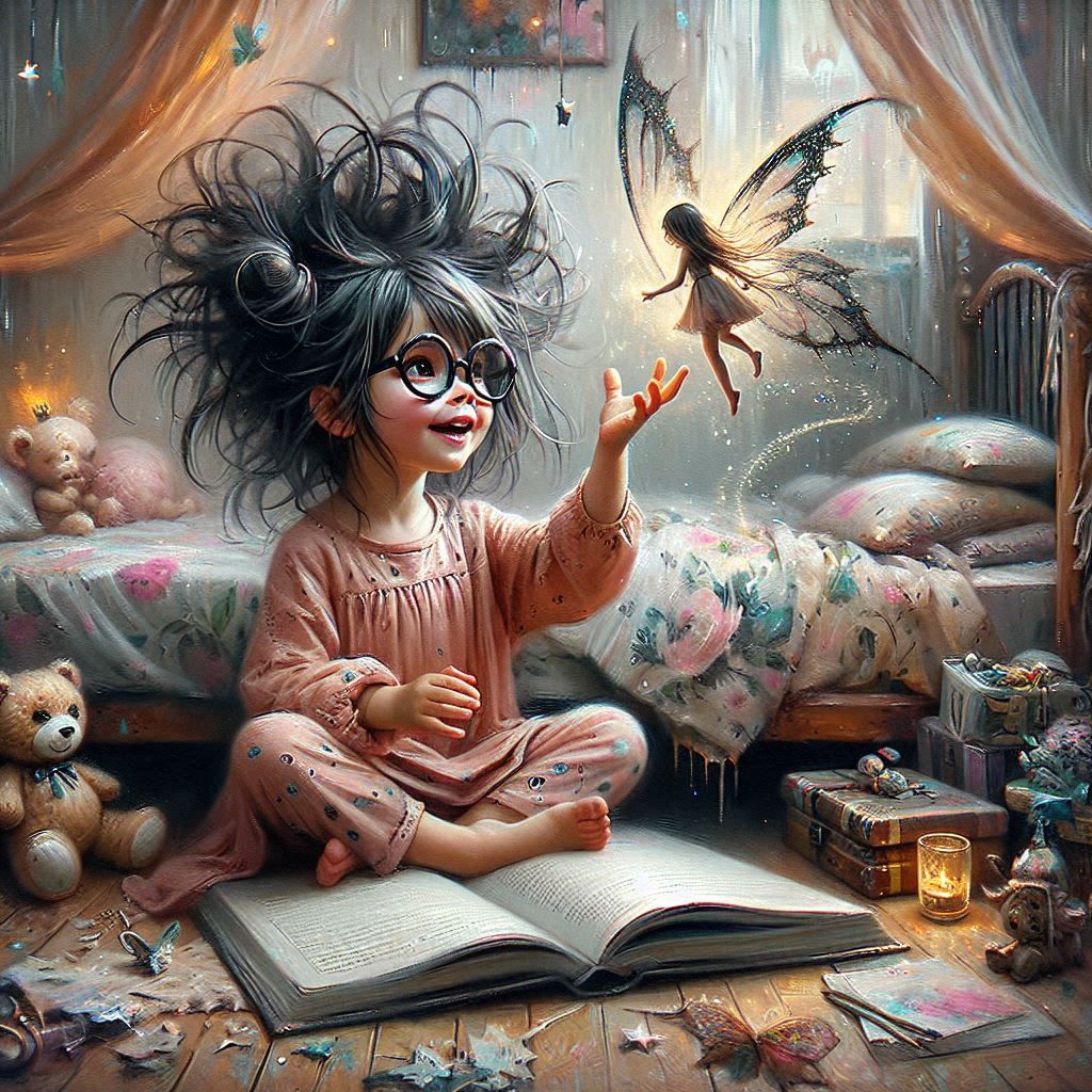 Reading a fairy tale