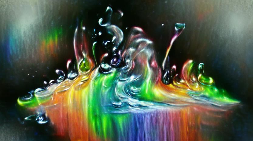 Liquid rainbow