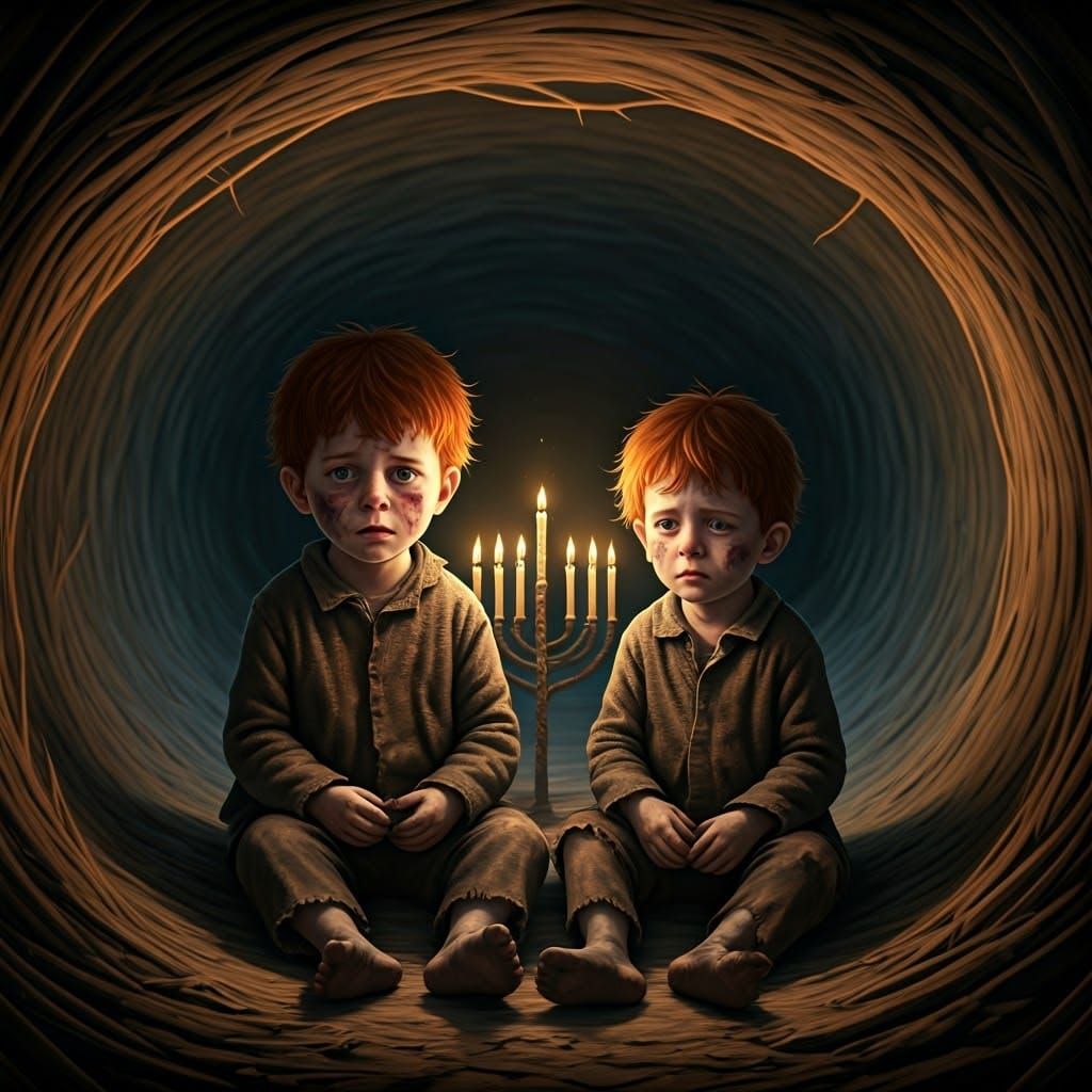 Beksiński-Inspired Descent into Darkness