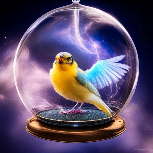 Fluffy bird