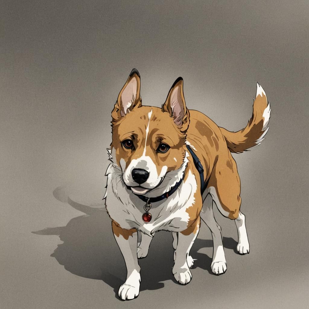 a dog