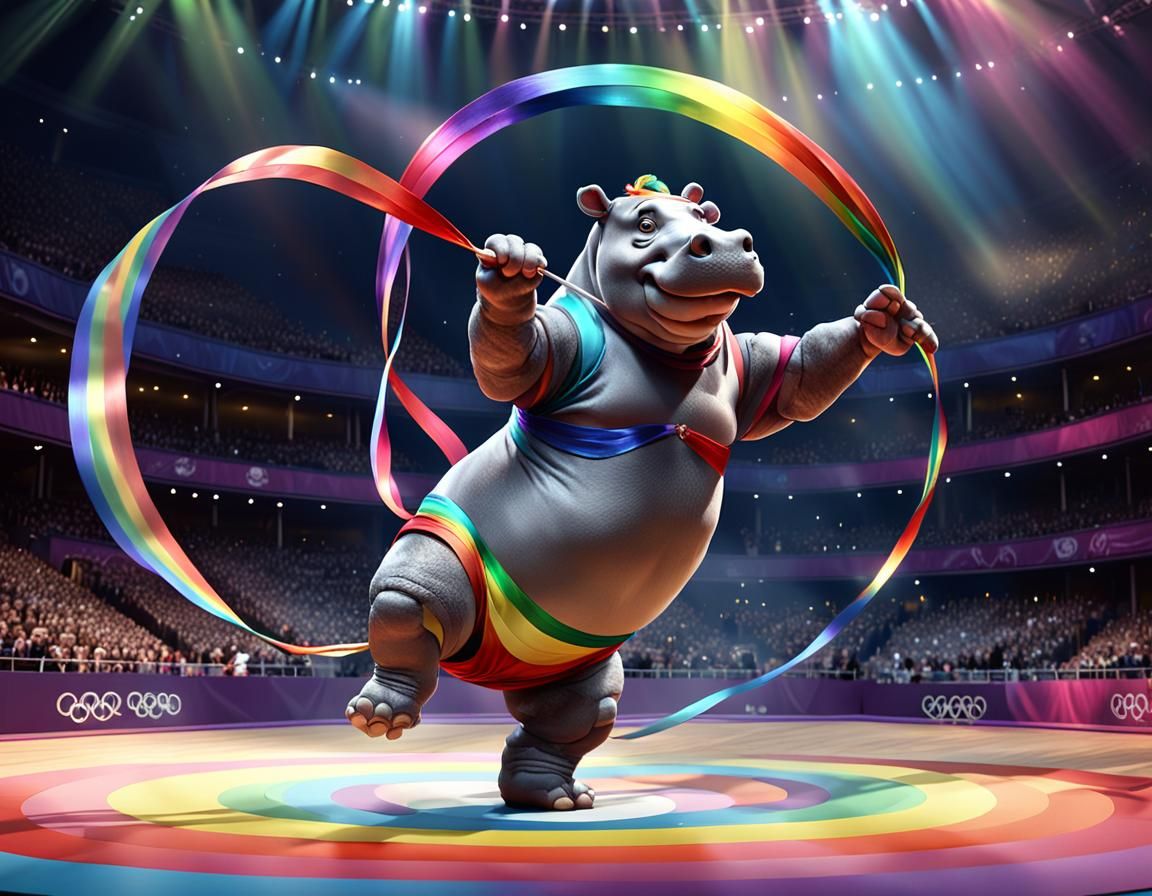 Rhythmic Gymnastics   by @Fantasy Art by Kay