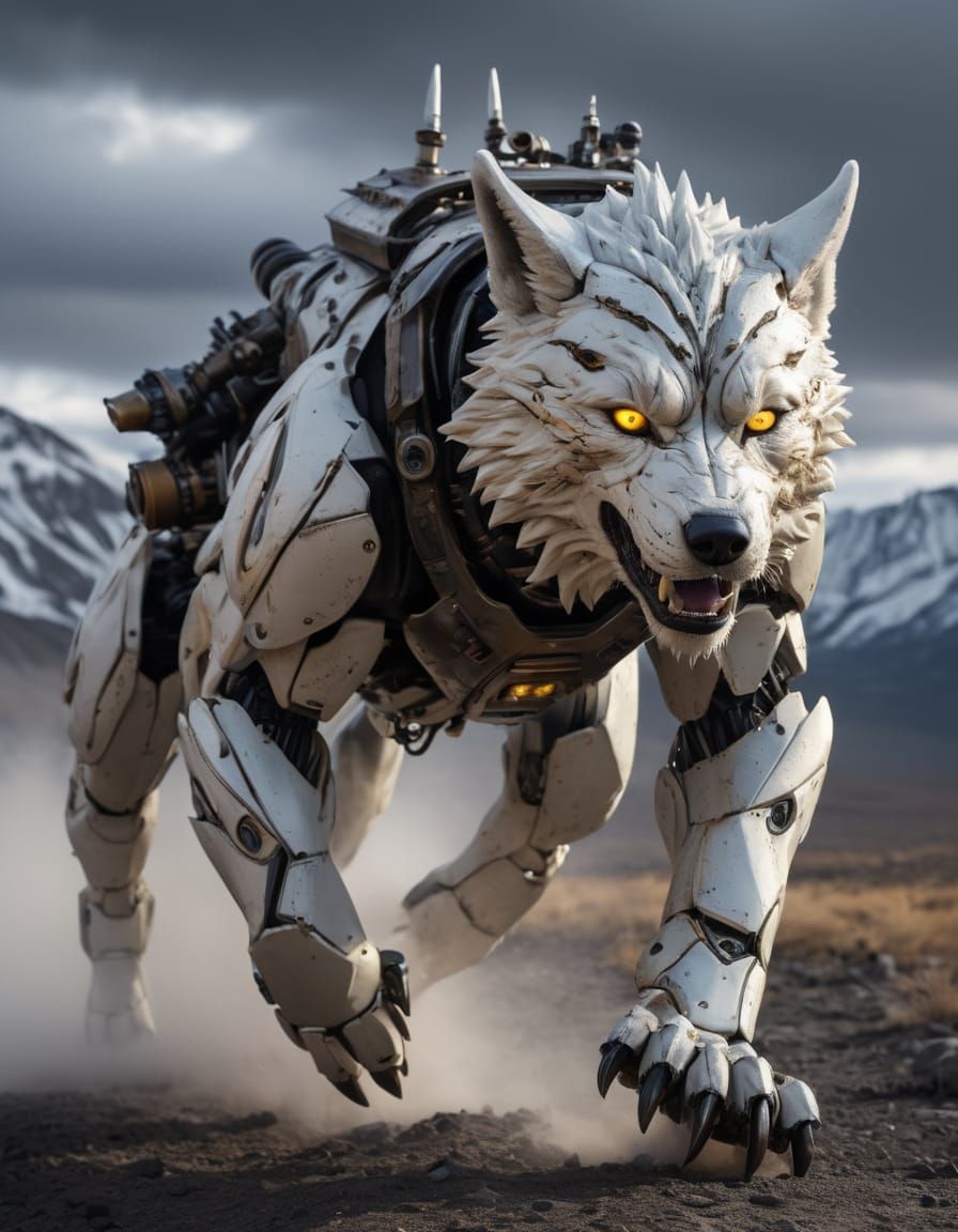 Cybermetic Wolf