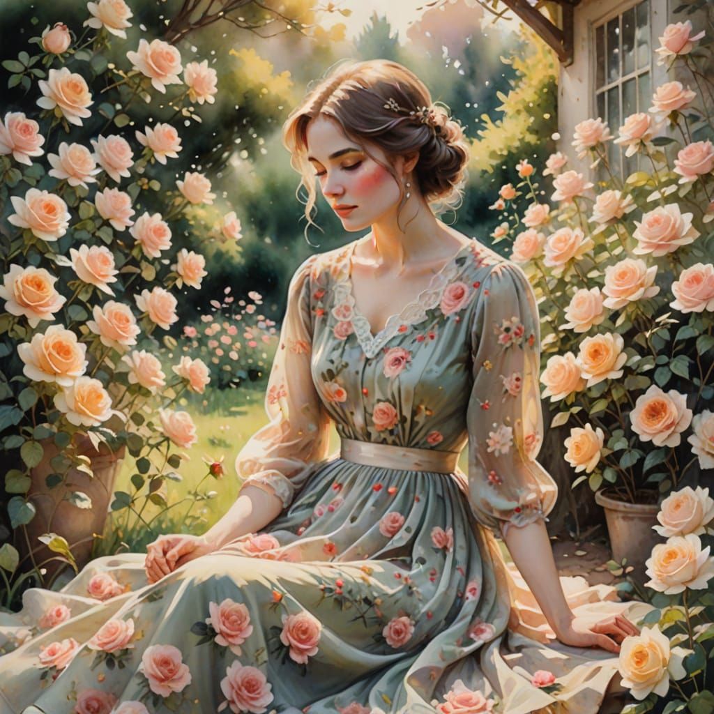 Lady in her soft girl era  by @Soo-min