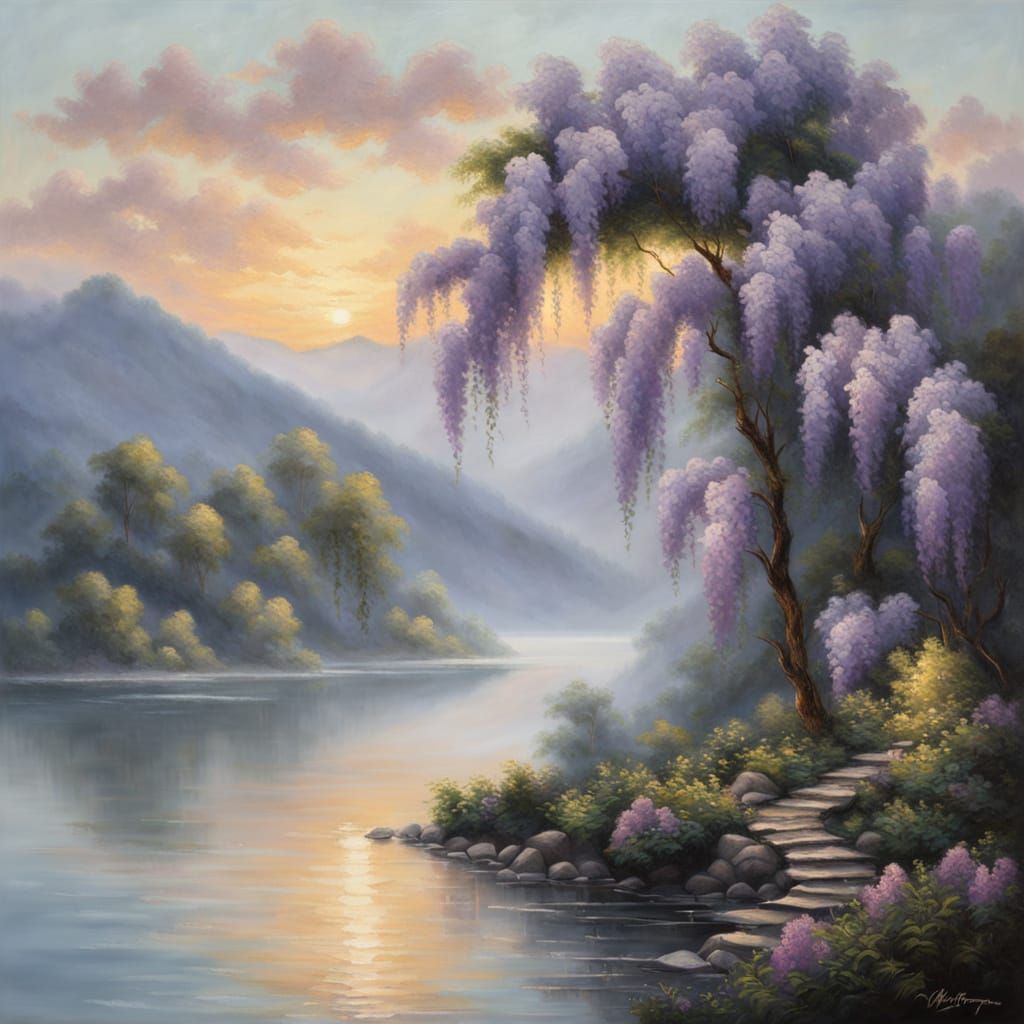 Wisteria  by @Miraltar