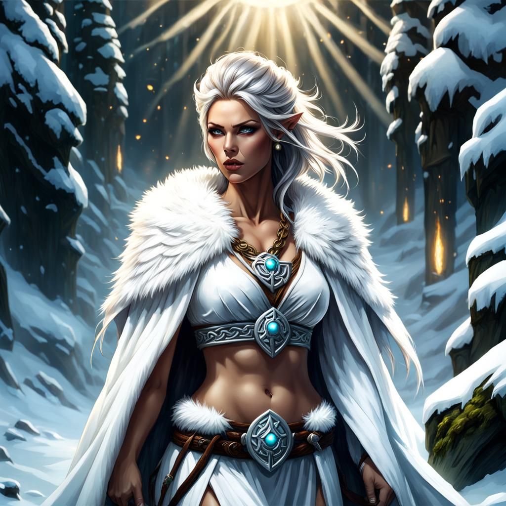 White druid