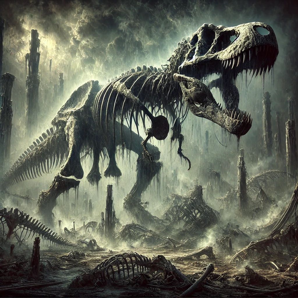 Brutal Tyrannosaurus Rex Skeleton