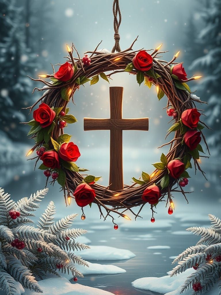 Good Friday After Christmas Wreath  by @Gary Murakami