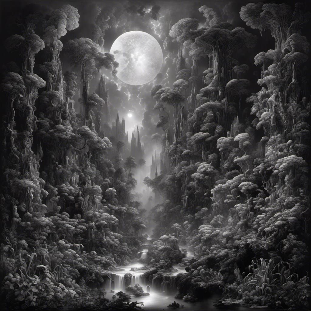 Black and White - AI Generated Artwork - NightCafe Creator