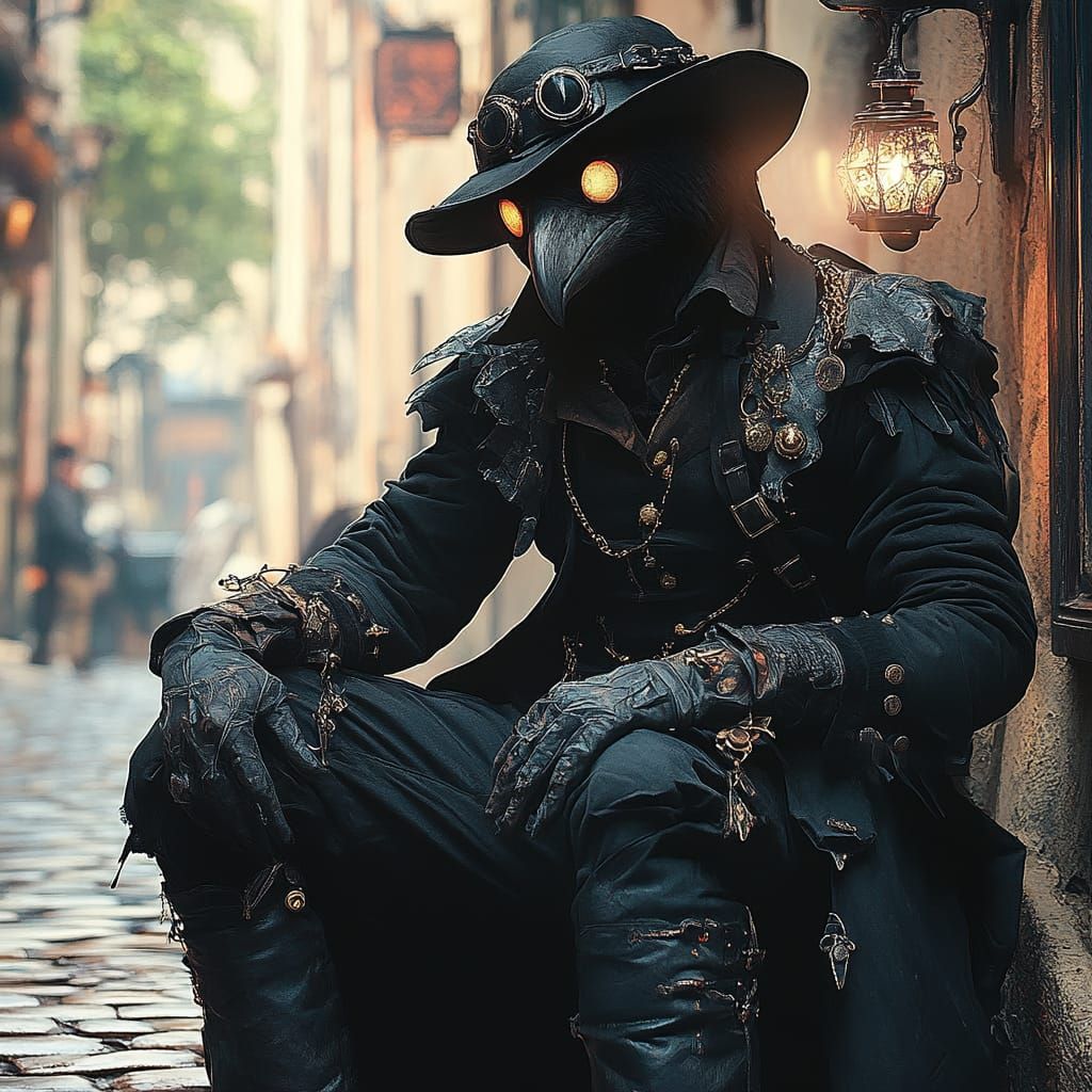 steampunk plague doctor