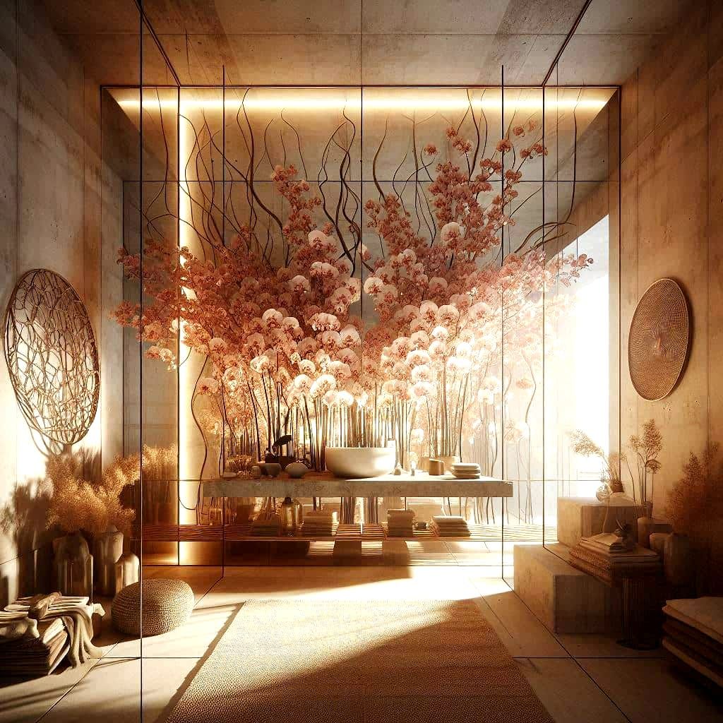 An Optically Interesting Orchid Room....