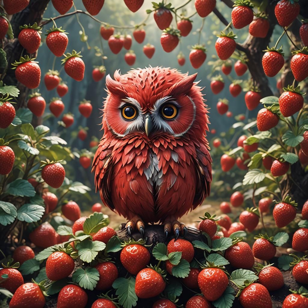 Owls and Strawberrys