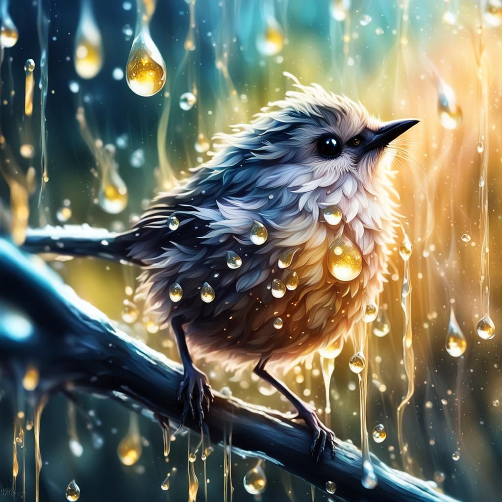 Fluffy little bird
