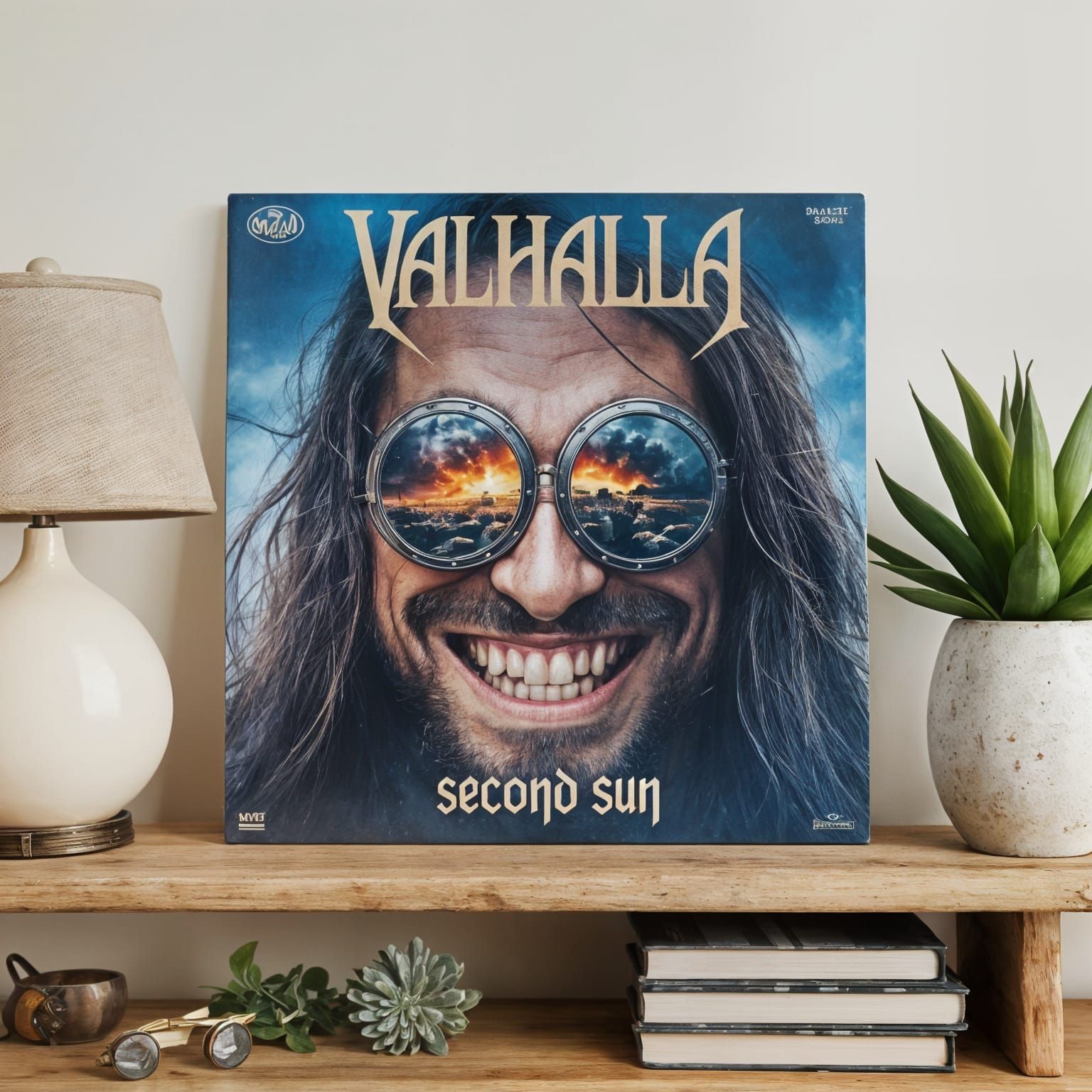 Valhalla - Second Sun - Record Sleeve  by @BM