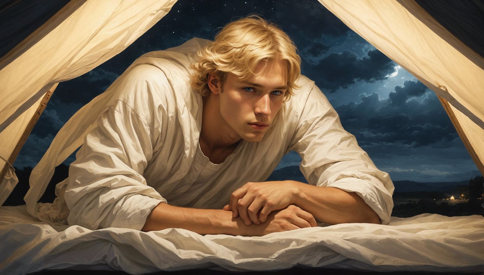 "Sleep'st thou, companion dear?"