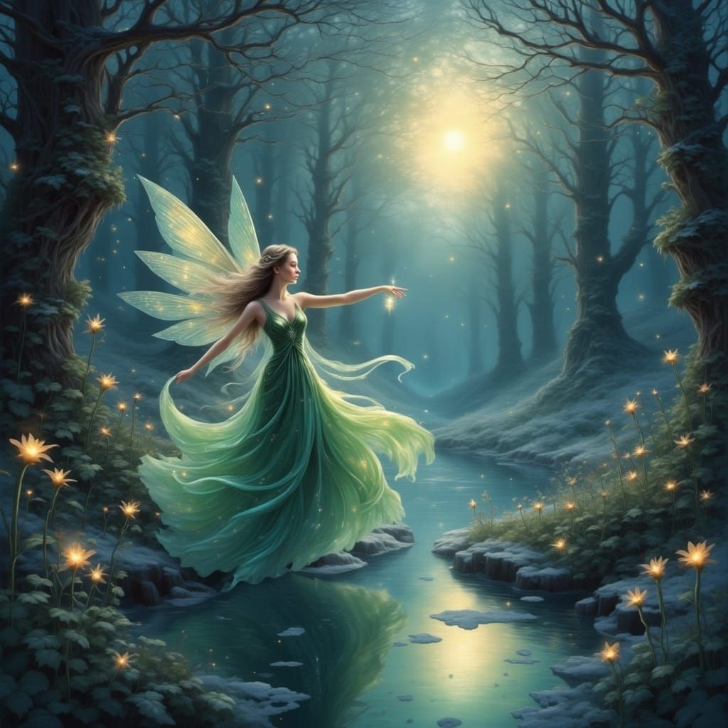 Weave your magic through the pines 