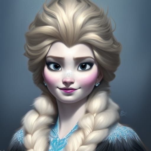 Queen Elsa - AI Generated Artwork - NightCafe Creator