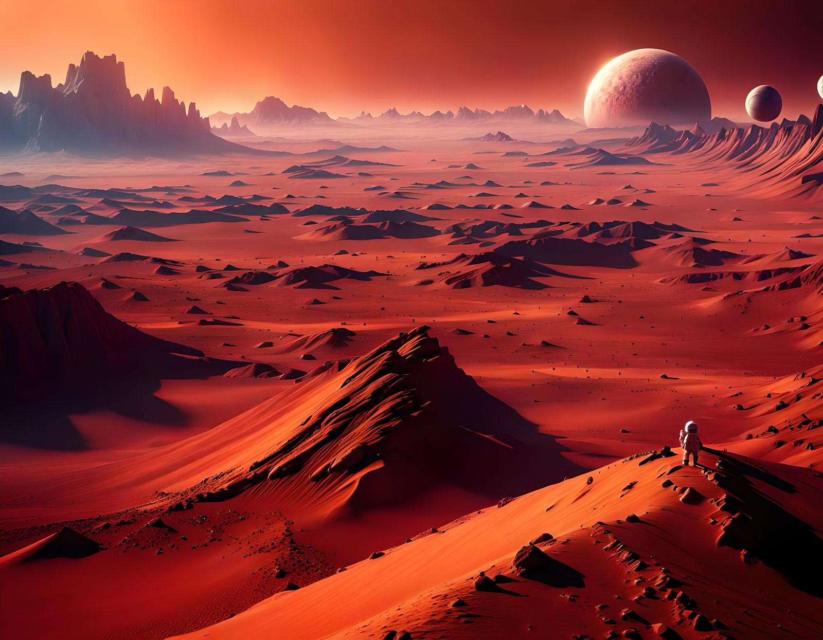 On Mars  by @Lizardqueeen