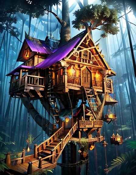 (jungle:890.9)(Chateux tree house :789.9)Korean lady silver ...