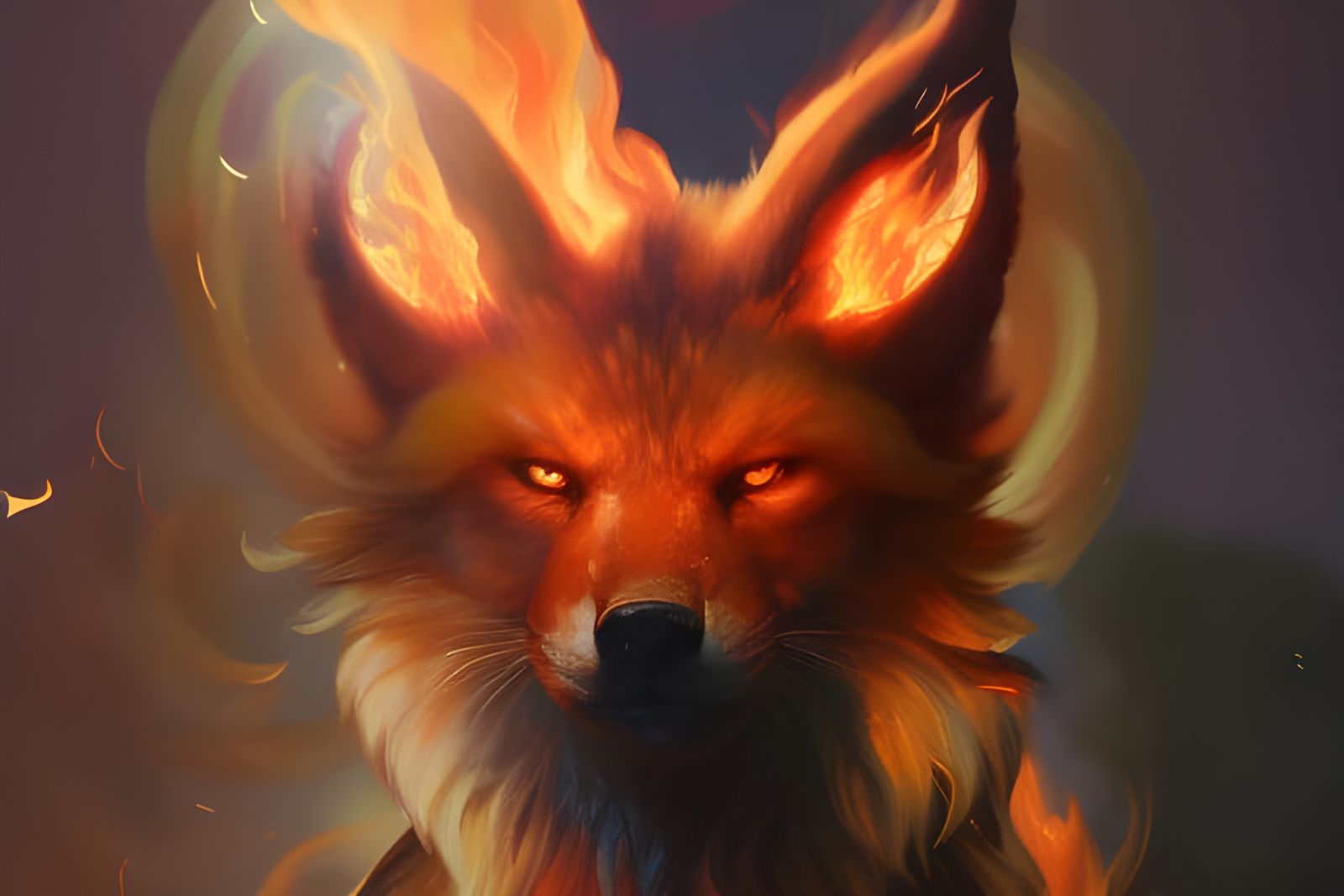 Feisty Furries: Demon Fox #2 - AI Generated Artwork - NightCafe Creator