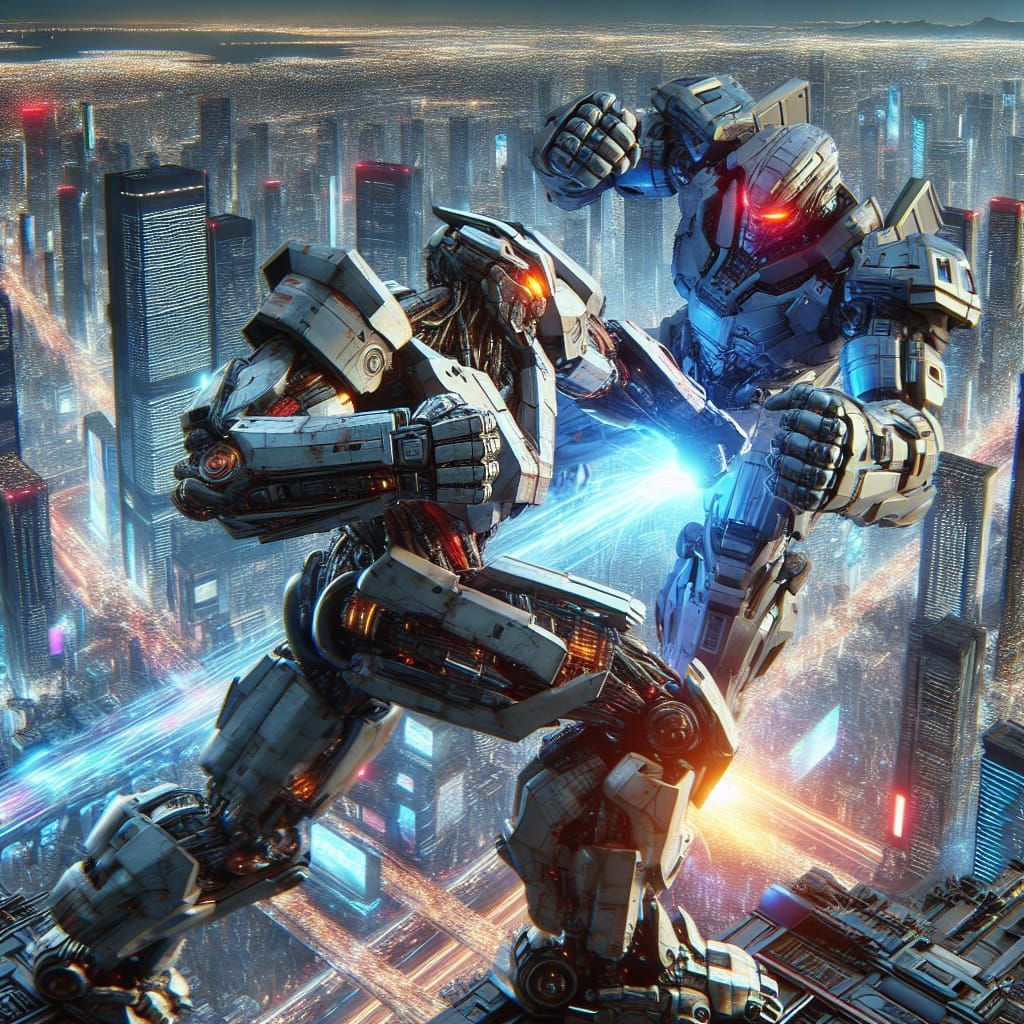 Rock'em Sock'em Robots  by @Sonny Denbow