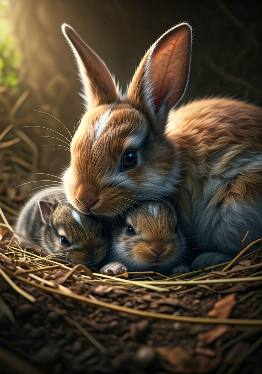 Mother's Warmth  by @AdvanceBegginerAIGenerator