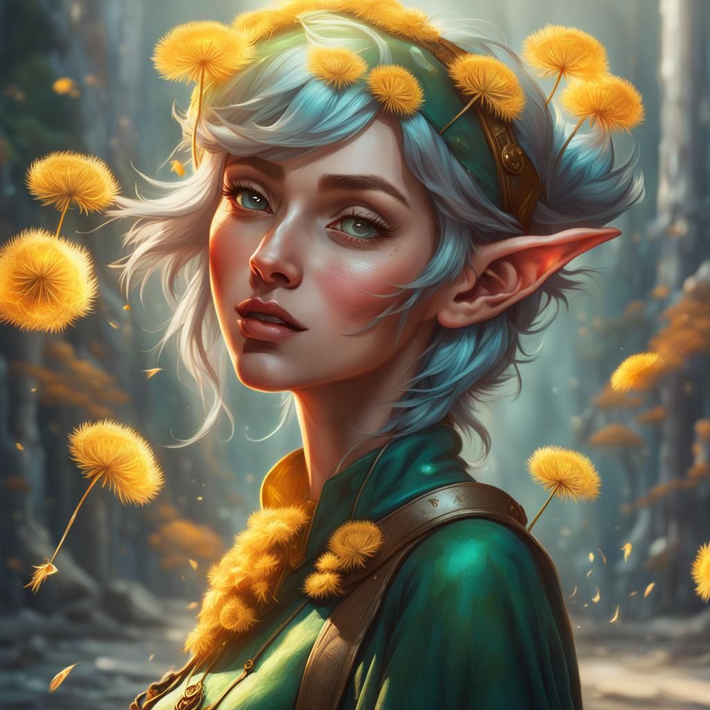 Flower Elf - AI Generated Artwork - NightCafe Creator