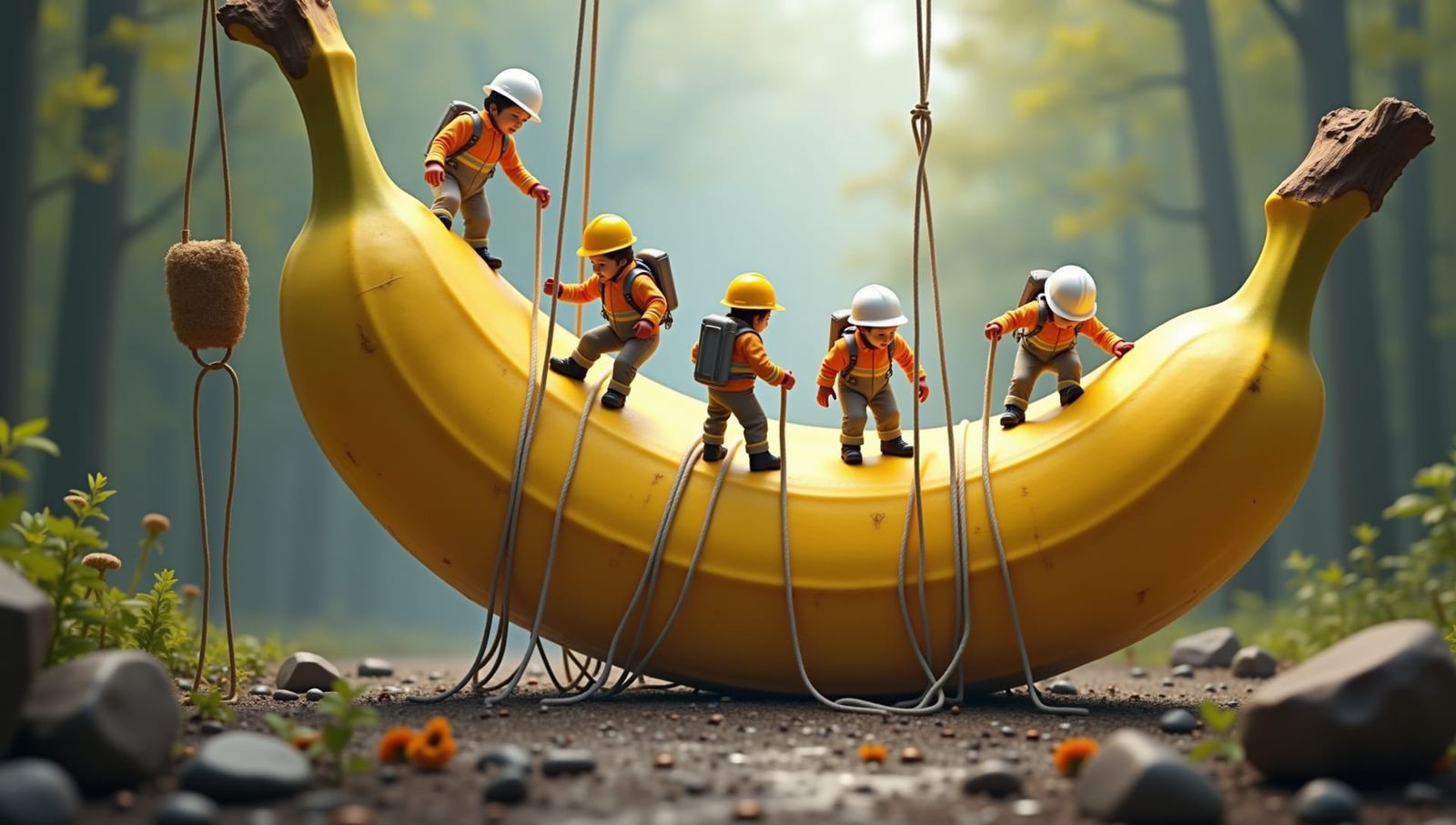 "Tie off so the crane can lift it"