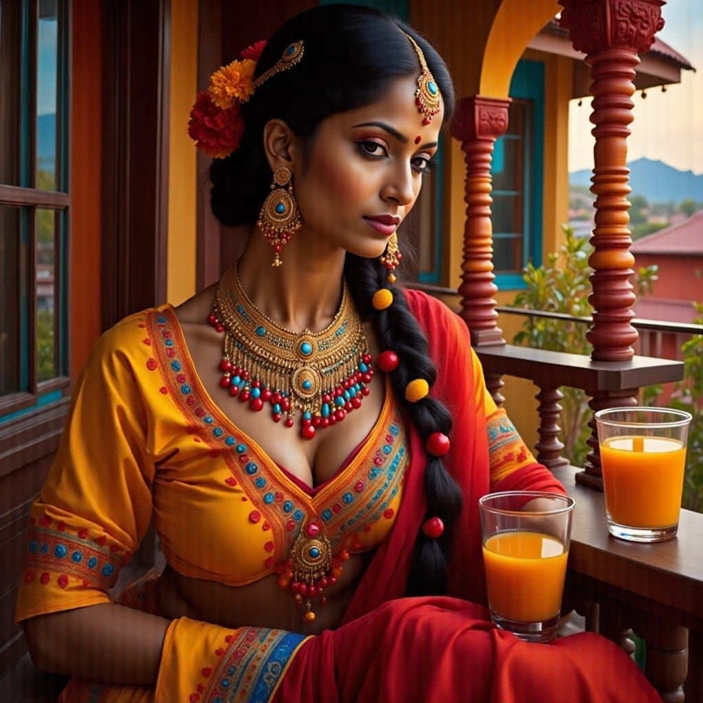 <lora:IndianWomanFx:1.0> 