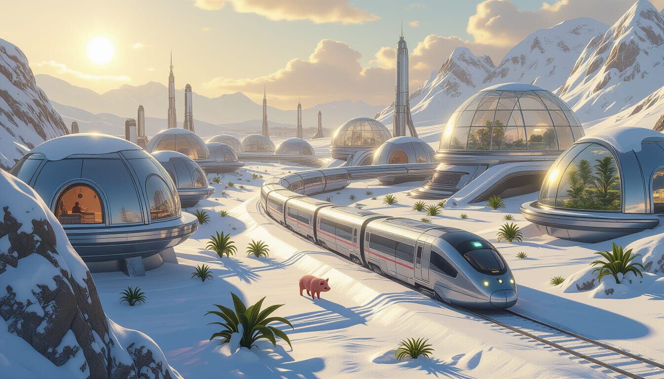 train in future ice age