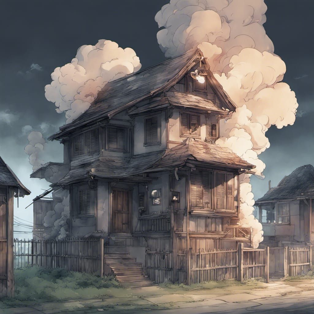 House in Smoke