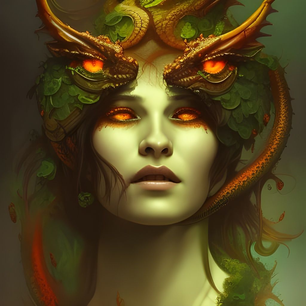 Dragon queen AI Generated Artwork NightCafe Creator