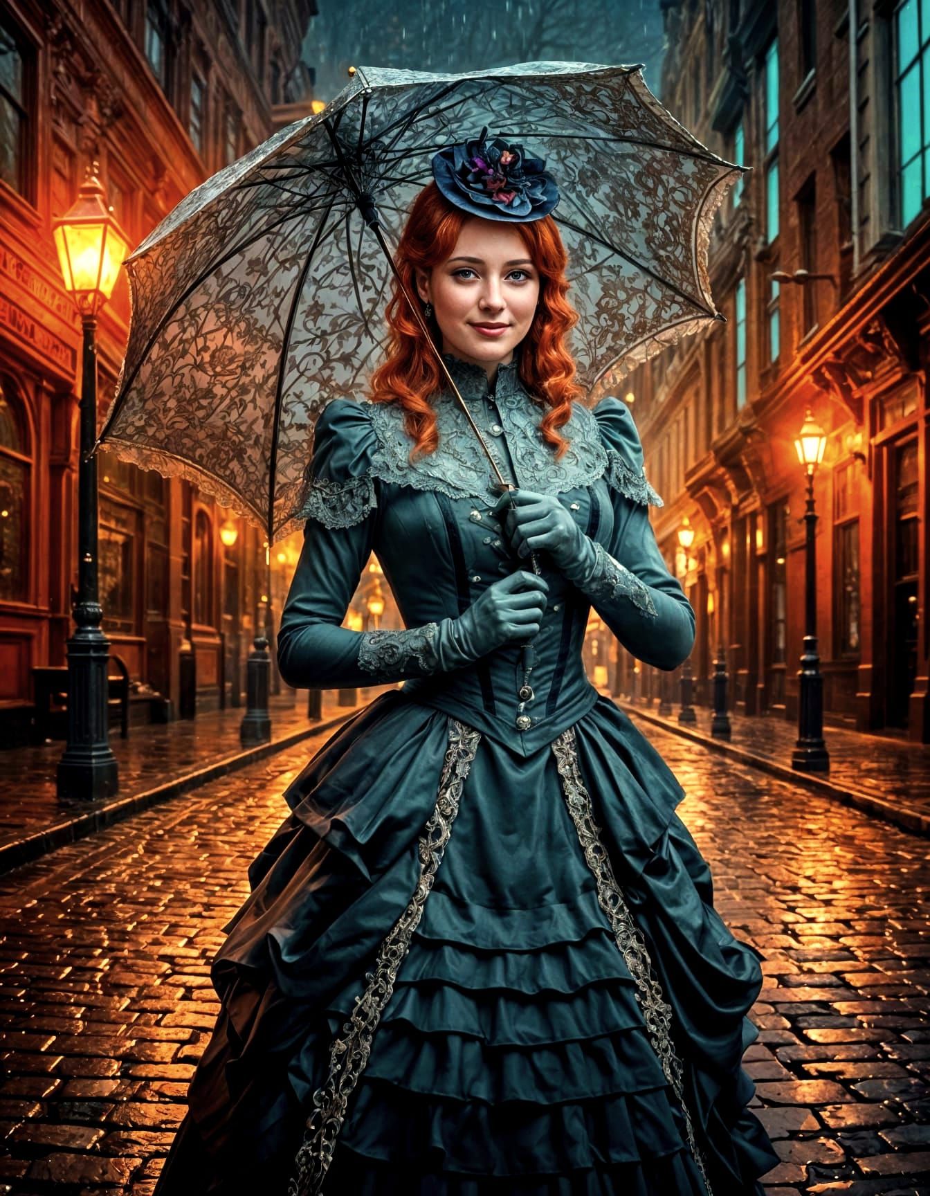 The Perfect Lady, The Perfect Umbrella   by @Thoragh