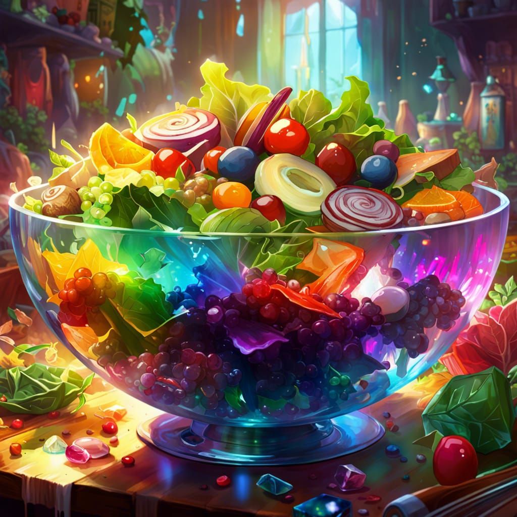 Rainbow Salad   by @Shelly