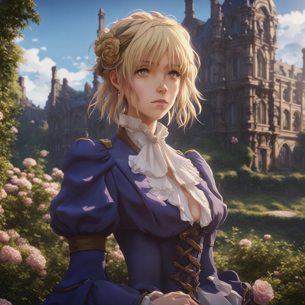 The character Violet Evergarden - AI Generated Artwork - NightCafe Creator