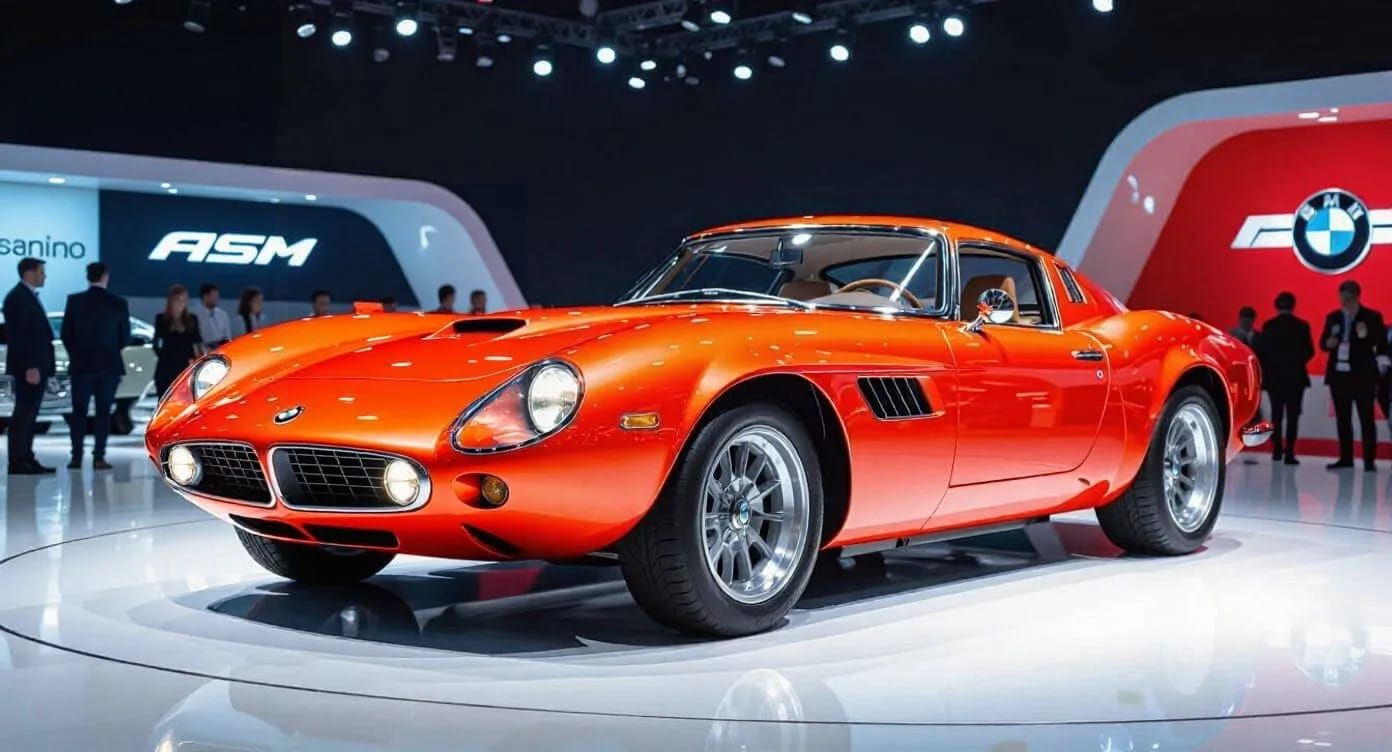 Final version, 1960s Italo-Anglo-American Sports GT in Aranc...