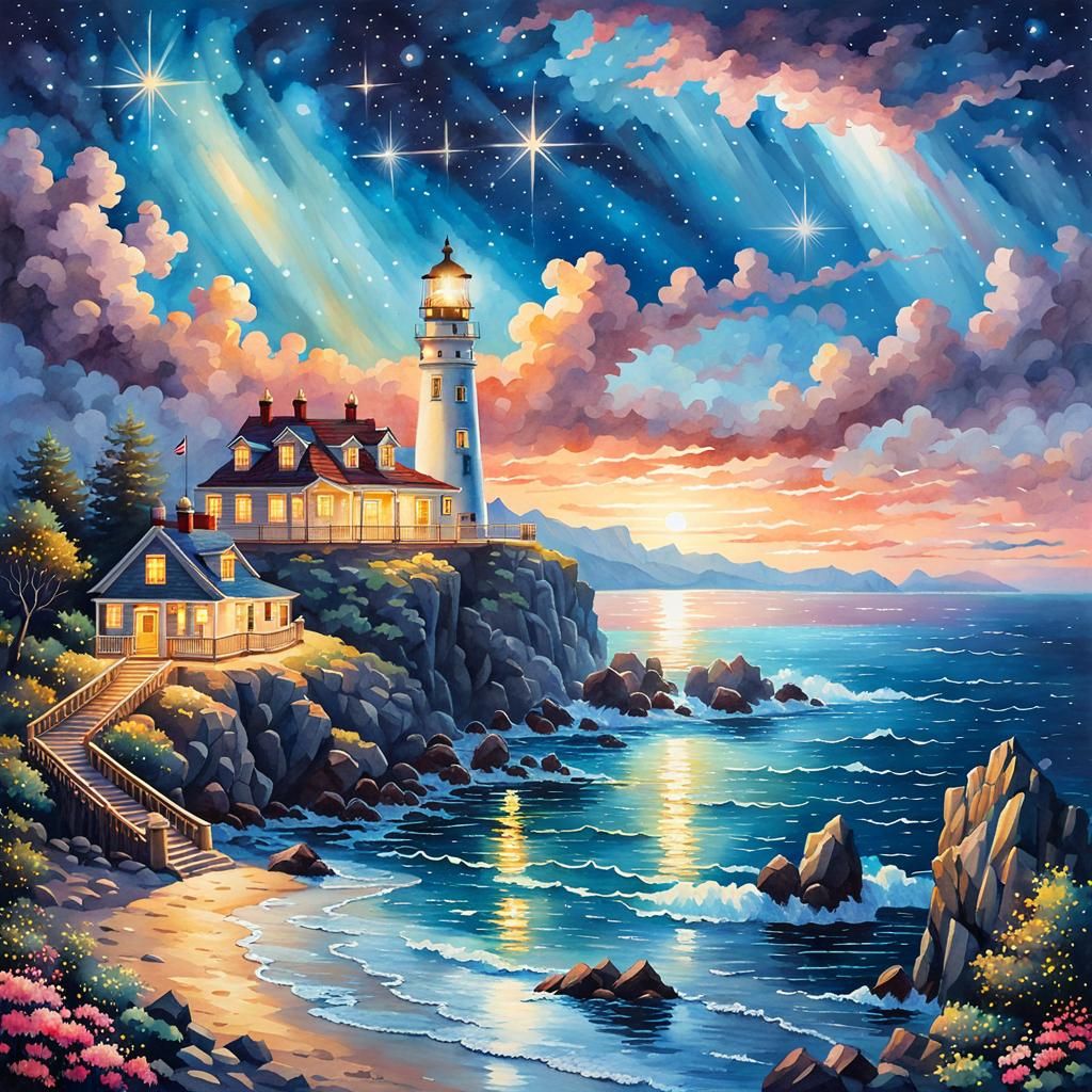  Majestic Seaside Vacation  by @Dixie