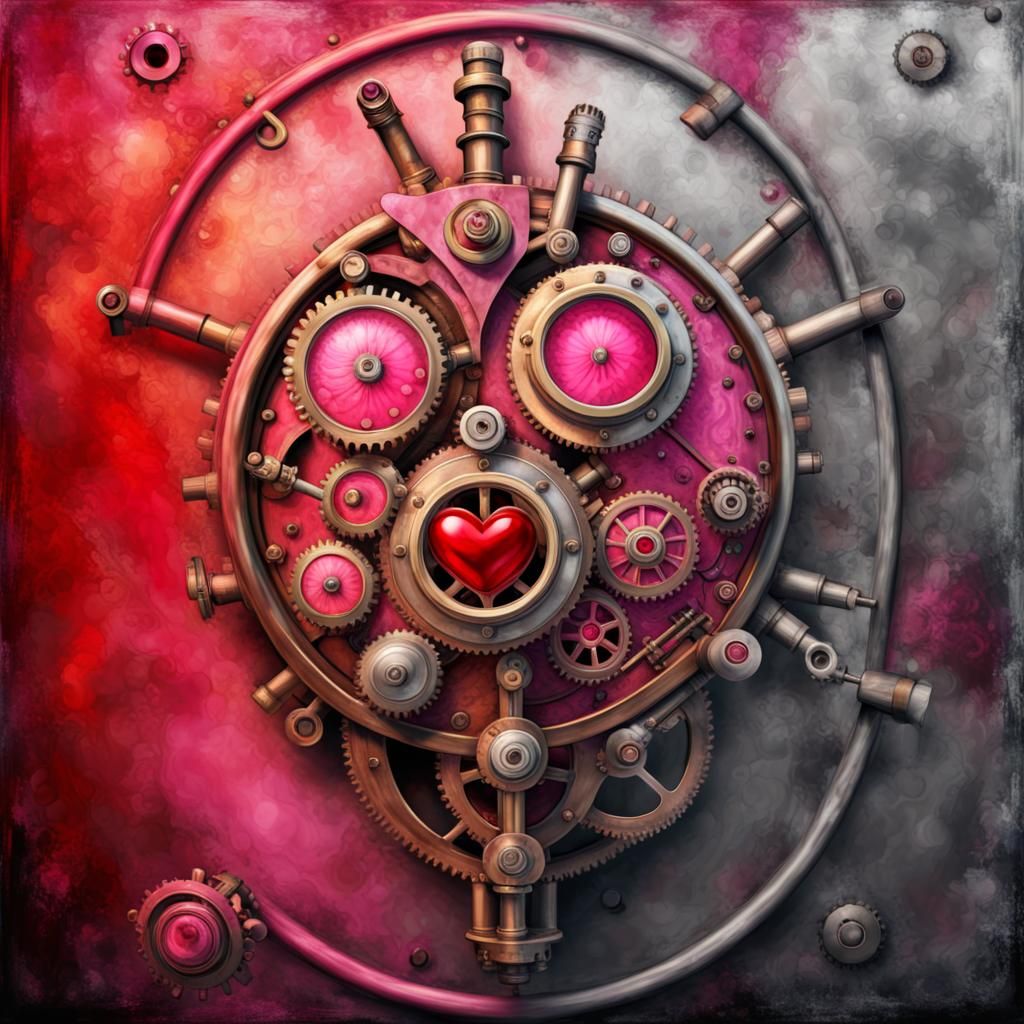 Industrial Back, Png Saved, Highly decorated, 
Steampunk Val...