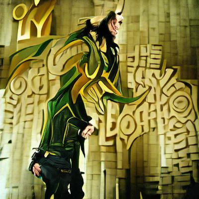 Loki Laufeyson the God of mischief