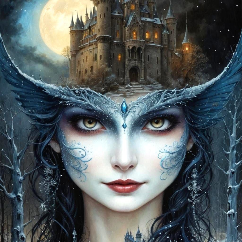 Winter castle of the banshee | Prompt-build challenge  by @TTRPG_Player