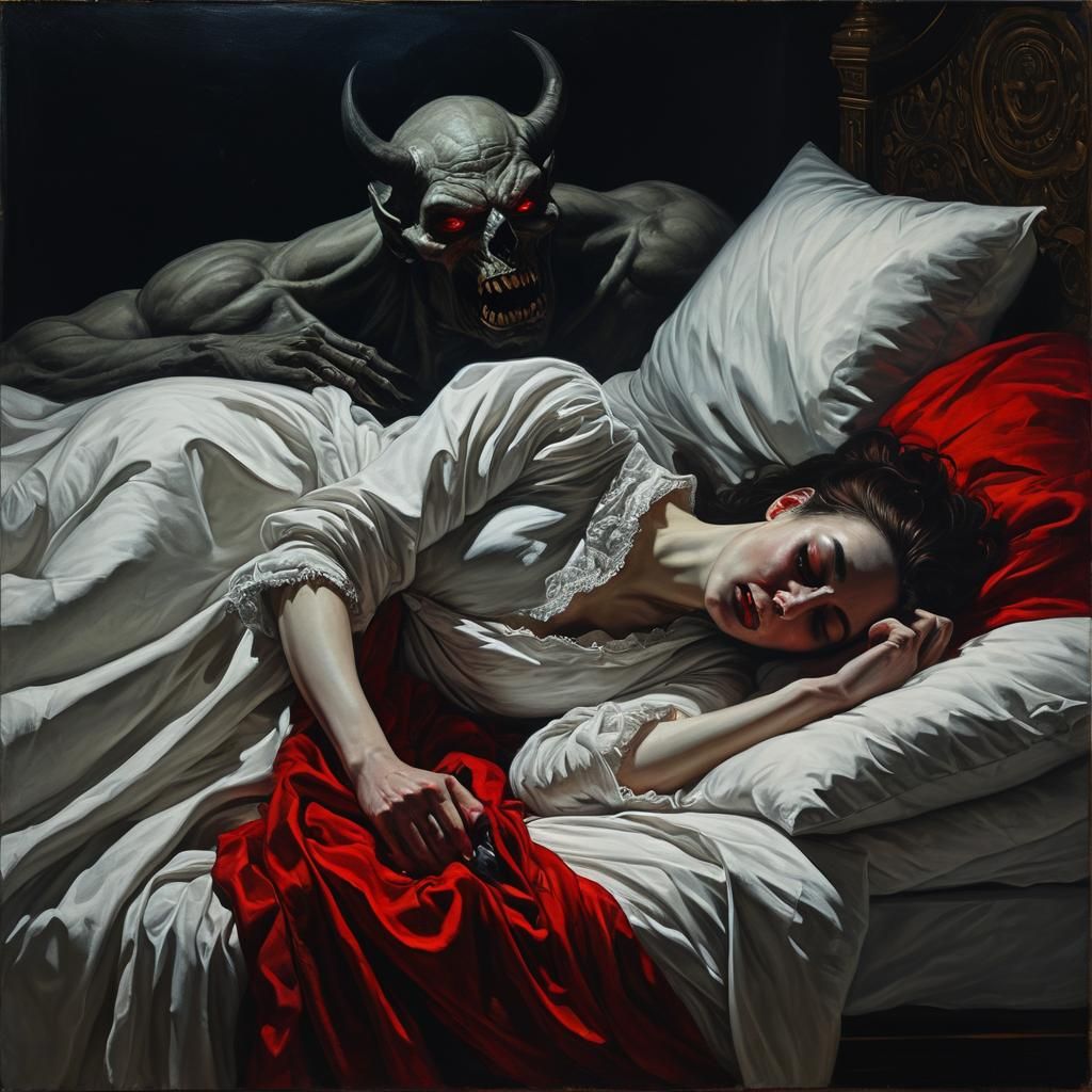 sleep paralysis  by @annettebda 