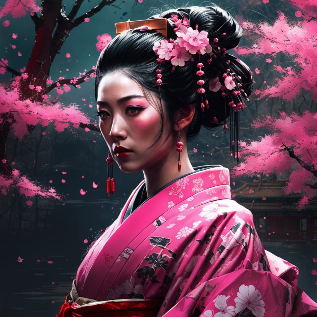 Sakura Geisha  by @Dreamstar