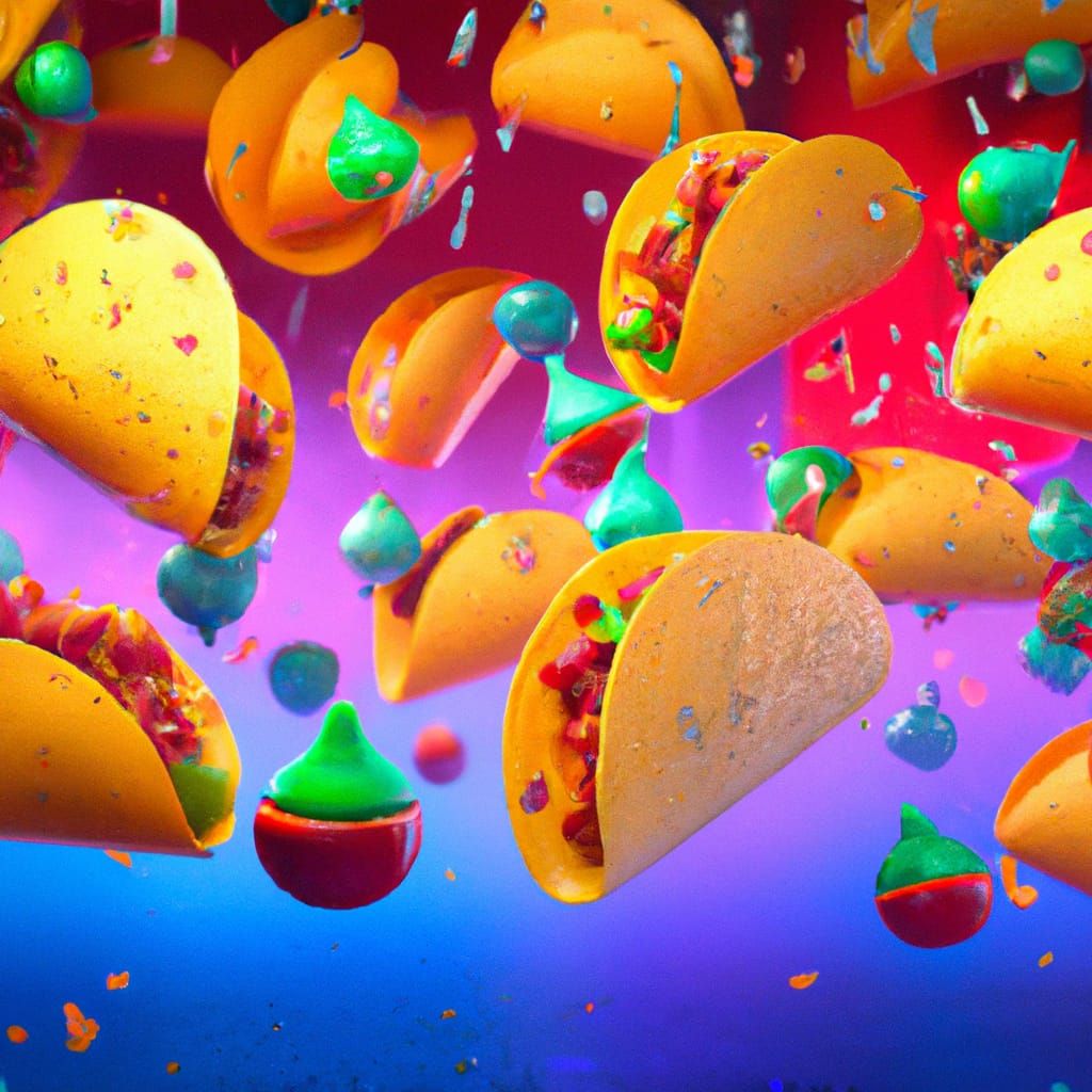 It's raining tacos! : r/nightcafe