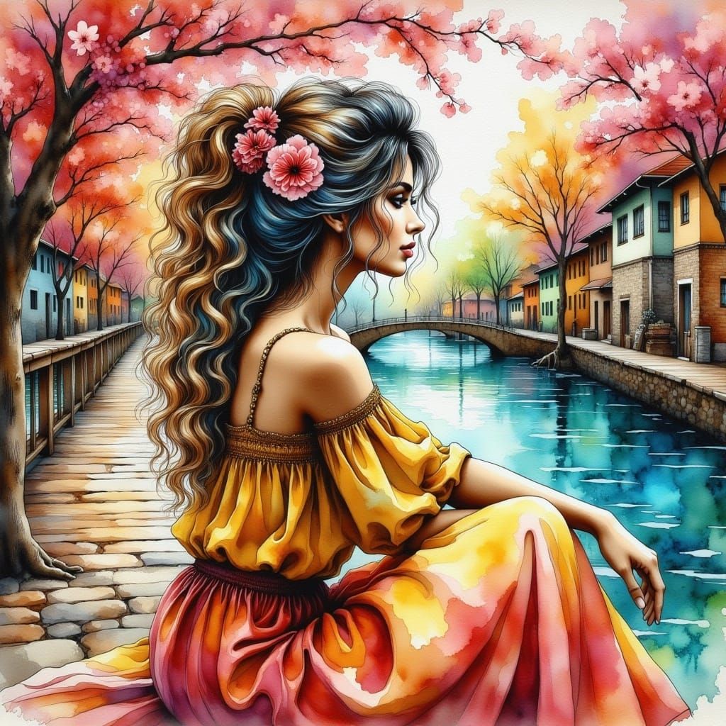 <lora:WatercolorPaintiFlux:1.0> 