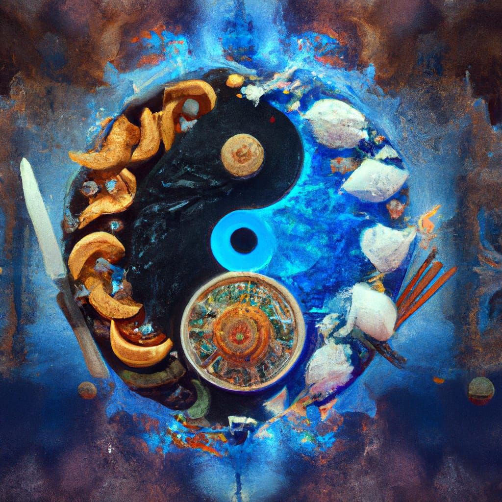 yin and yang food version
