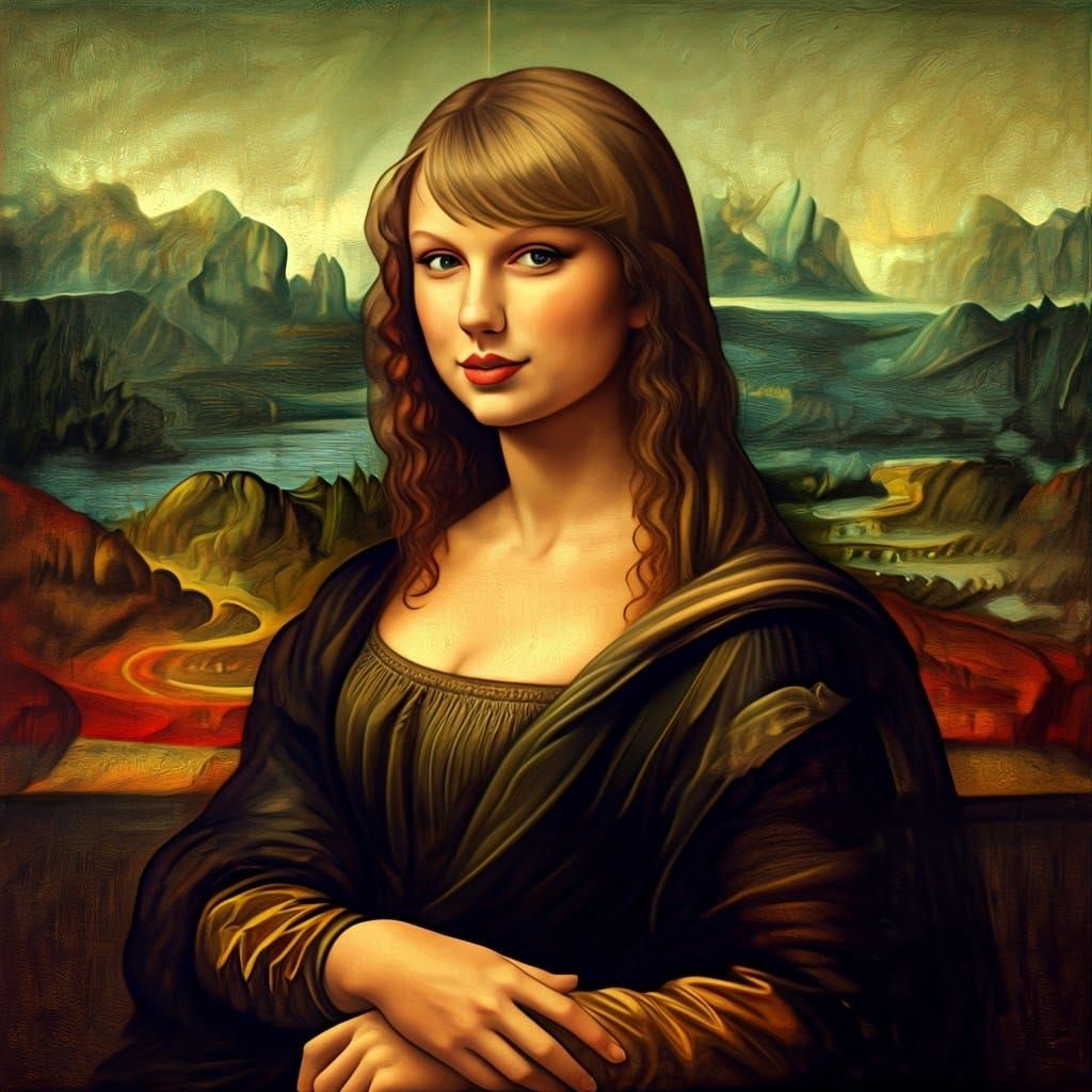 Taylor Swift as Mona Lisa - Taylor Swift as Mona Lisa