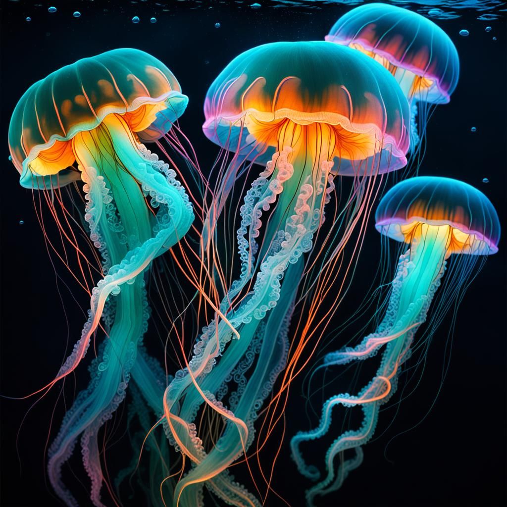 Deep Sea Beauties  by @RedPixie