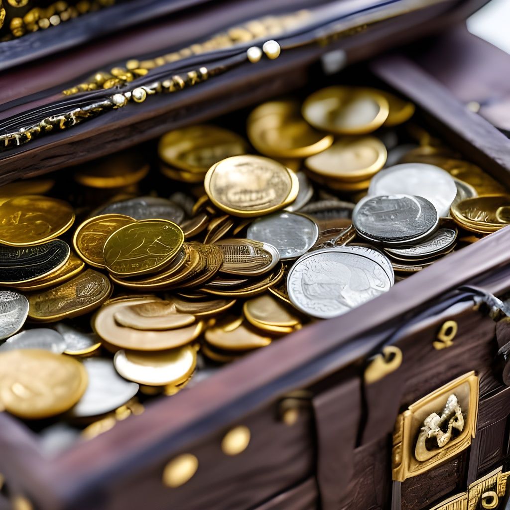 Gold and silver coins