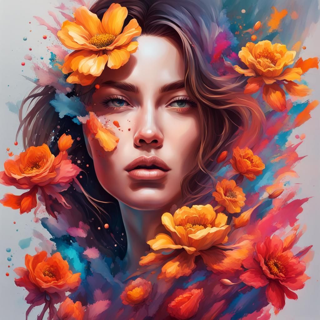 flowers
beautiful
woman
girl
beauty