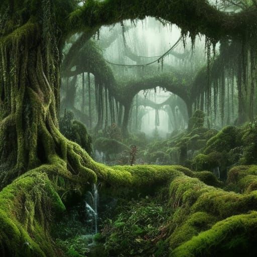 Overgrown city